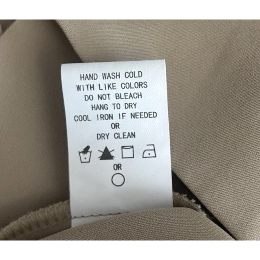 NWT Melloday Ivory/Cream Pull on Elastic Waist Pant Size Small New - Picture 6 of 11